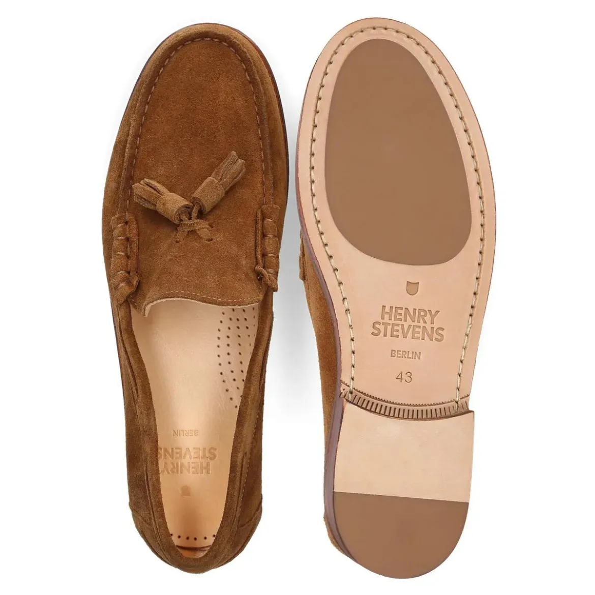 Henry Stevens Loafer Riley M TL cognac Loafer
