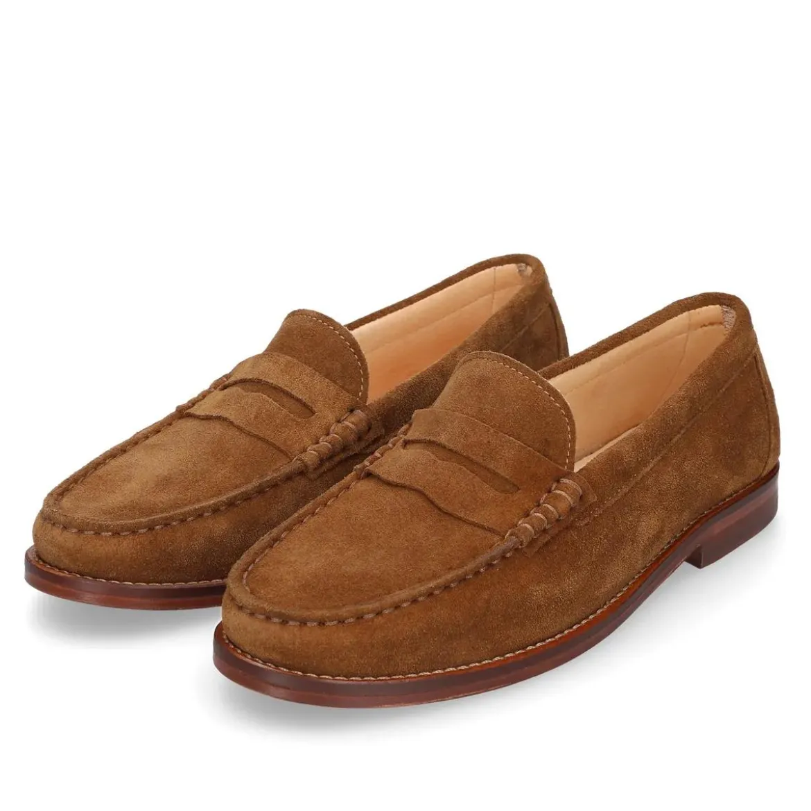 Henry Stevens Loafer Riley W PL cognac Loafer