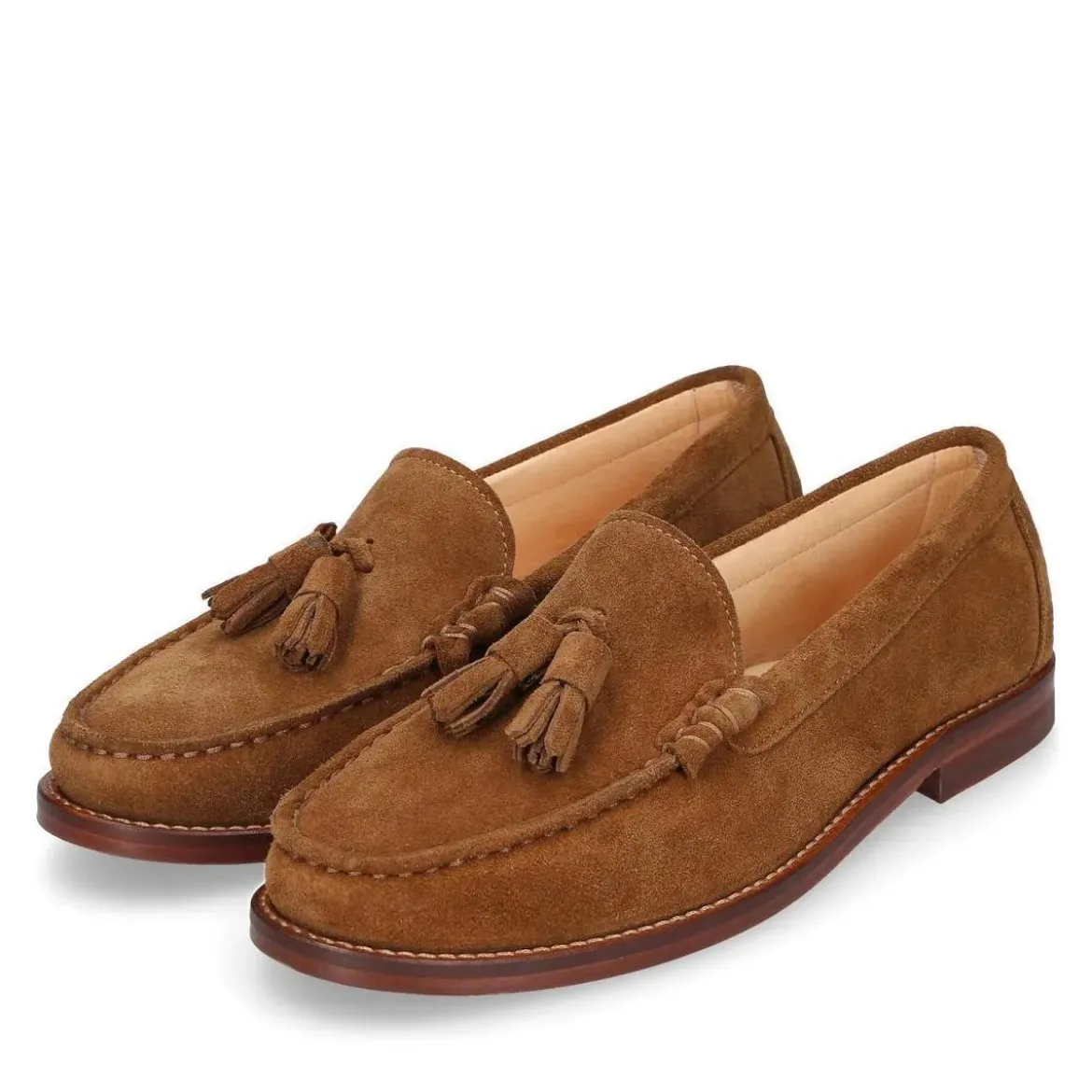 Henry Stevens Loafer Riley W TL cognac Loafer