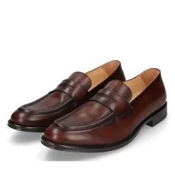 Henry Stevens Loafer Wes PL mittel-braun Loafer