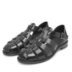 Henry Stevens Sandale Wallace FSI schwarz Sandalen