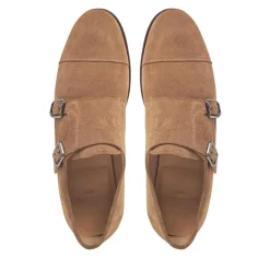 Henry Stevens Schnallenschuh Winston CDM beige Flache Schuhe