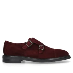 Henry Stevens Schnallenschuh Winston CDM bordeaux Flache Schuhe