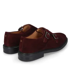 Henry Stevens Schnallenschuh Winston CDM bordeaux Flache Schuhe