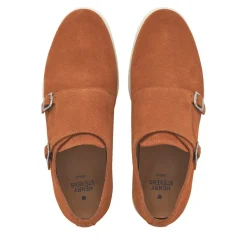 Henry Stevens Schnallenschuh Elia DM1 mittel-braun Flache Schuhe
