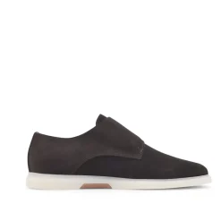 Henry Stevens Schnallenschuh Elia DM1 dunkel-braun Flache Schuhe