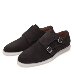 Henry Stevens Schnallenschuh Elia DM1 dunkel-braun Flache Schuhe