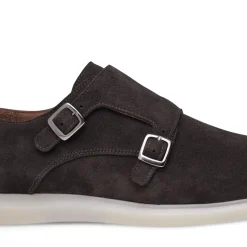 Henry Stevens Schnallenschuh Elia DM1 dunkel-braun Flache Schuhe