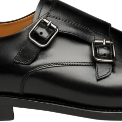 Henry Stevens Schnallenschuhe Marshall CDM schwarz Flache Schuhe