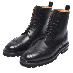 Henry Stevens Schnürboots Bonnie FBDB5 schwarz Stiefel