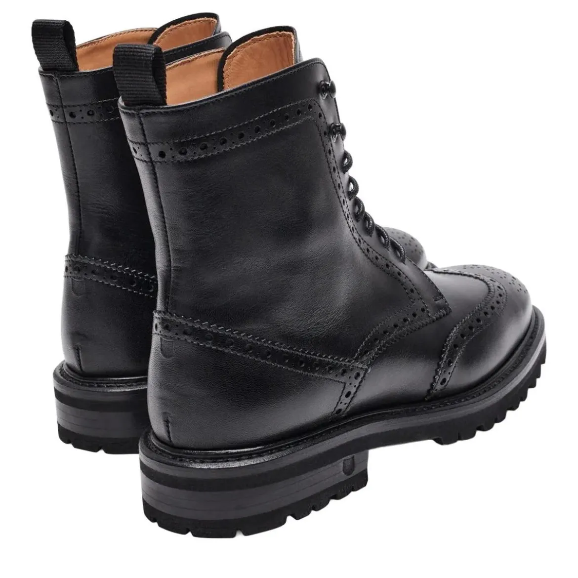 Henry Stevens Schnürboots Bonnie FBDB5 schwarz Stiefel