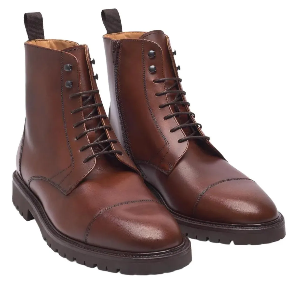 Henry Stevens Schnürboots Jones CDB3 mittel-braun Stiefel