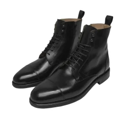 Henry Stevens Schnürboots Winston CDB2 schwarz Stiefel