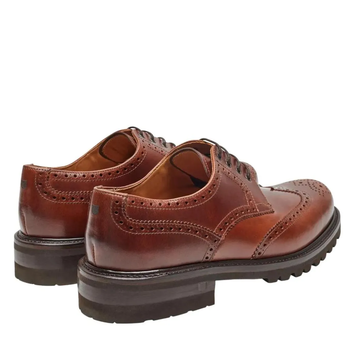 Henry Stevens Schnürer Harry FBD5 mittel-braun Schnürschuhe