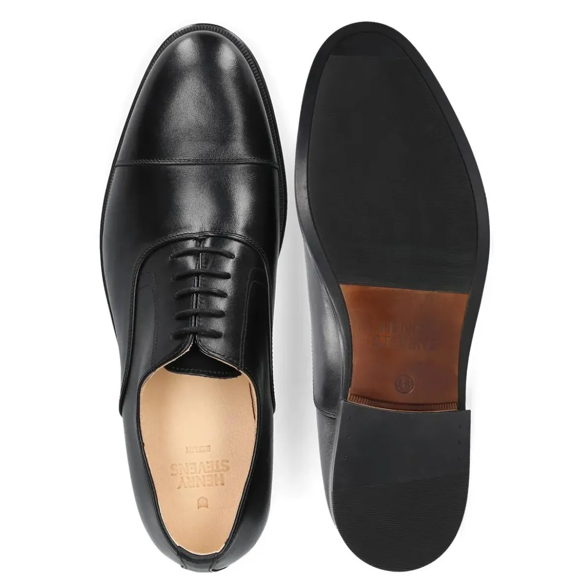 Henry Stevens Schnürer Wes CO schwarz Schnürschuhe