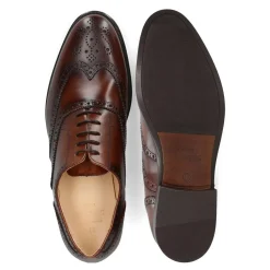 Henry Stevens Schnürer Wes FBO mittel-braun Schnürschuhe