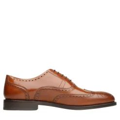Henry Stevens Schnürer Winston FBO cognac Schnürschuhe