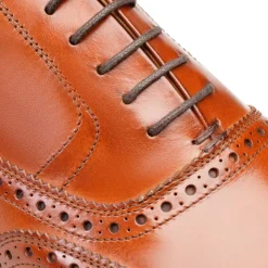 Henry Stevens Schnürer Winston FBO cognac Schnürschuhe