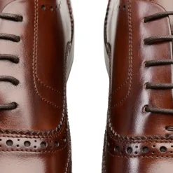 Henry Stevens Schnürer Winston FBO mittel-braun Schnürschuhe