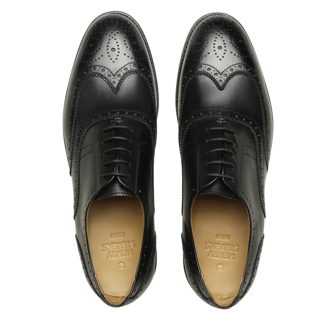 Henry Stevens Schnürer Winston FBO schwarz Schnürschuhe