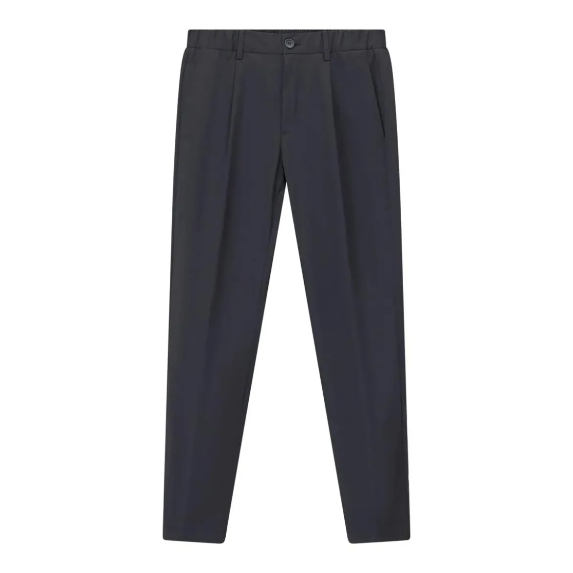 Herno Chino-Hose mit teilelastischem Bund blau Chino