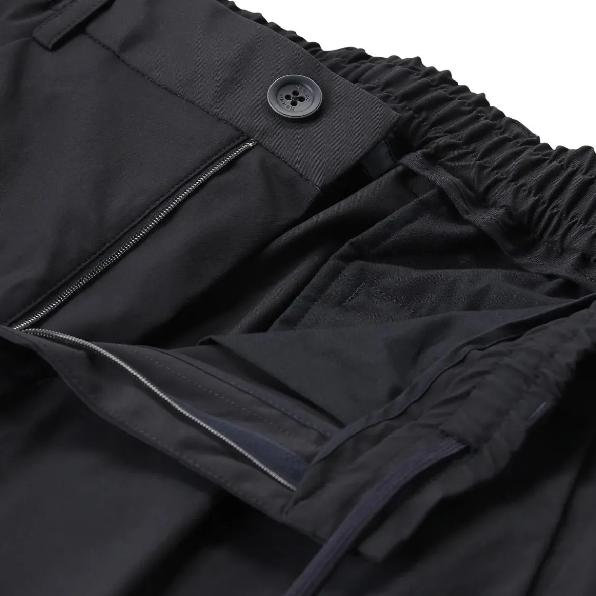 Herno Chino-Hose mit teilelastischem Bund blau Chino