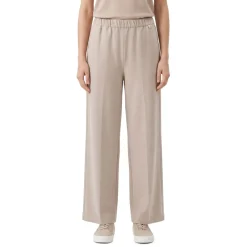 Herno Hose aus Modal & Wolle beige Stoffhose