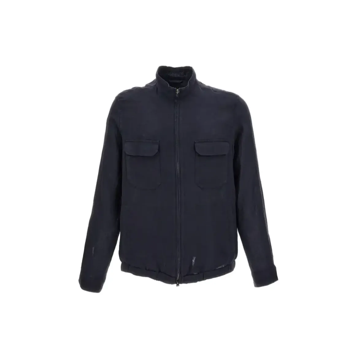 Herno Jacke ausLeinen blau Übergangsjacke