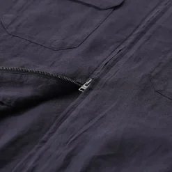 Herno Jacke ausLeinen blau Übergangsjacke