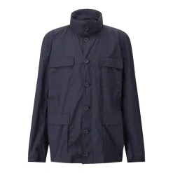 Herno Leichte Übergangsjacke blau Übergangsjacke
