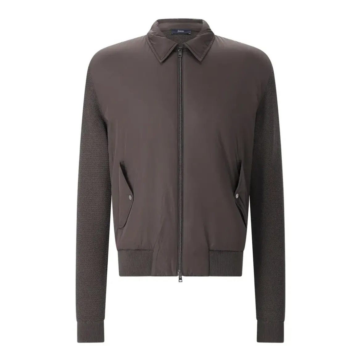 Herno Leichte Jacke aus Baumwolle braun Übergangsjacke