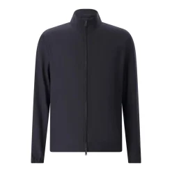 Herno Leichte Jacke aus Wollmix blau Übergangsjacke