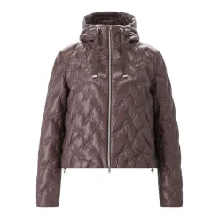 Herno Leichte Steppjacke mit Daunen braun Übergangsjacke