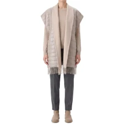 Herno Poncho aus Wolle & Kaschmir beige Poncho