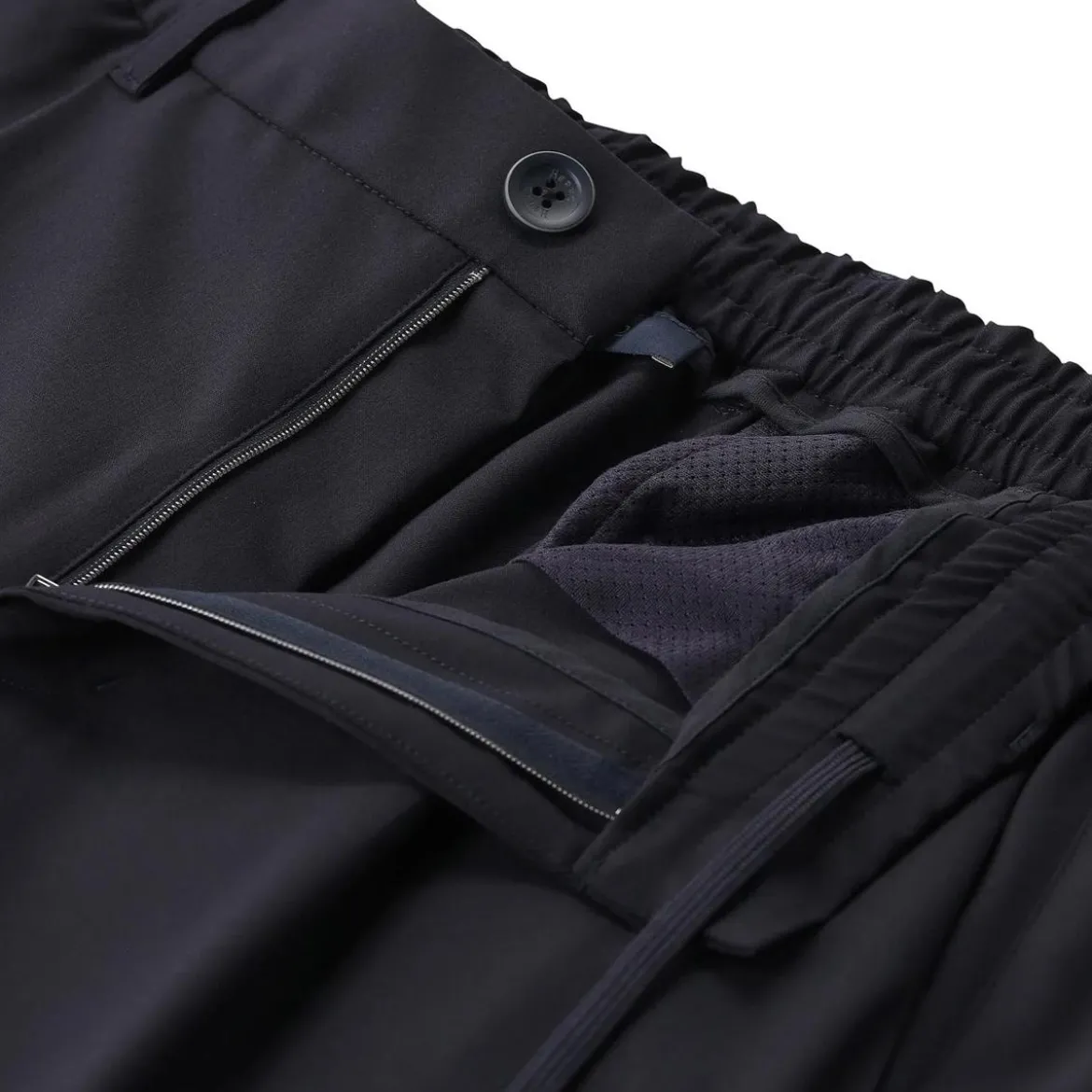 Herno Regular-Fit Hose aus Wollmix blau Stoffhose