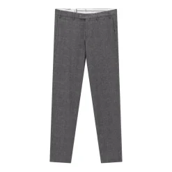 Hiltl Hose aus Baumwoll-Mix grau Stoffhose