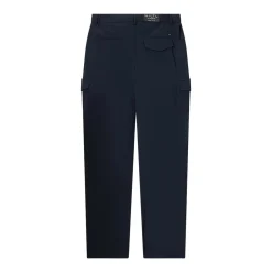 Hiltl Regular-Fit Hose blau Stoffhose