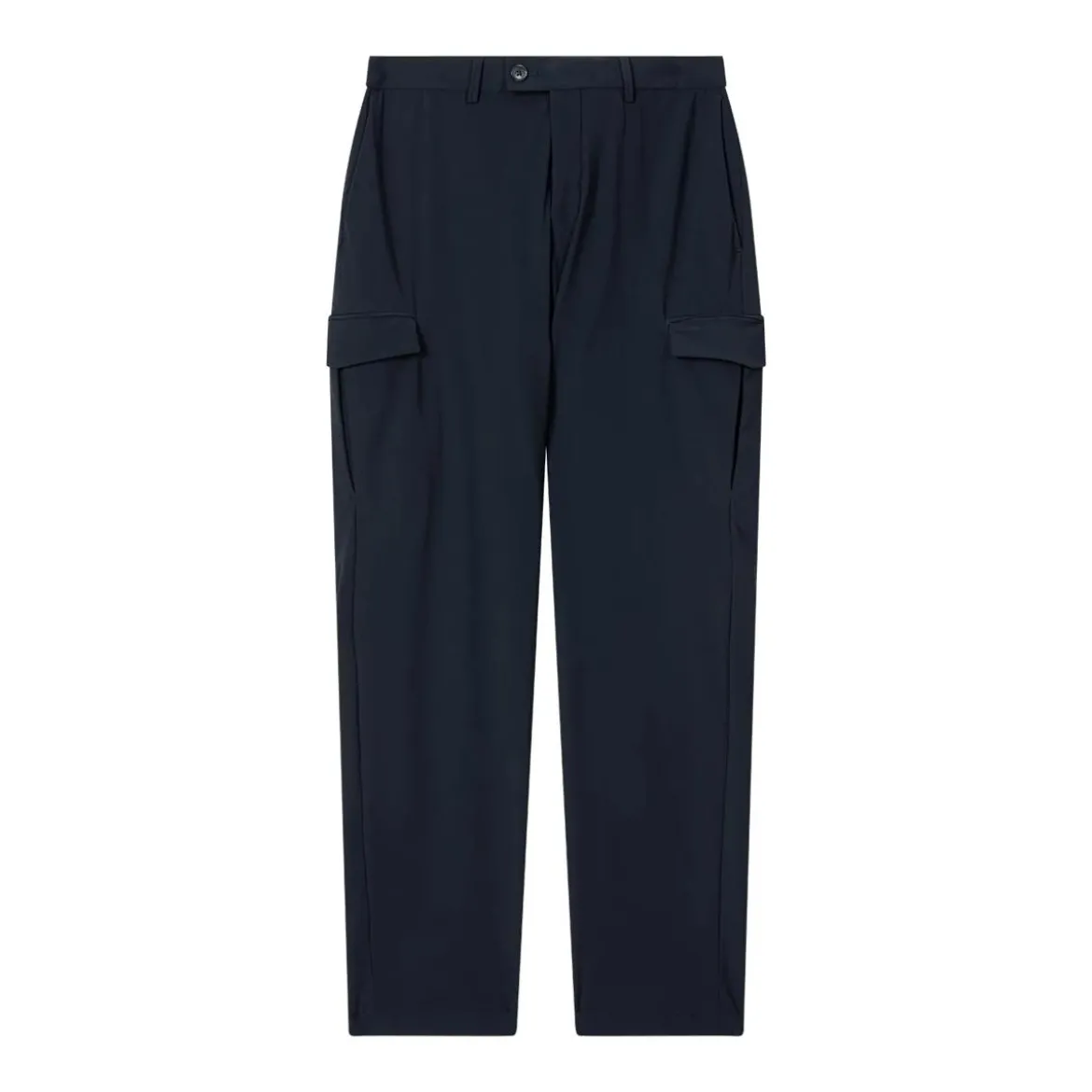 Hiltl Regular-Fit Hose blau Stoffhose