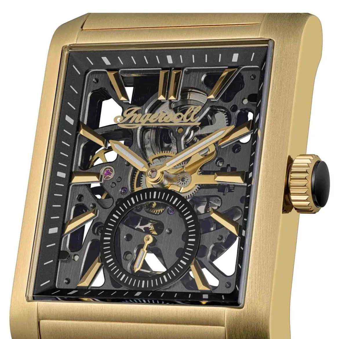 Ingersoll Handaufzugsuhr The Spur gold Mechanische Uhr