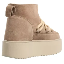 INUIKII Classic Low Platform Beige Winterboots