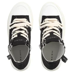 INUIKII DISTRESSED MATILDA Black High-Top-Sneaker