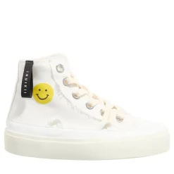 INUIKII DISTRESSED MATILDA White High-Top-Sneaker