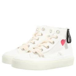 INUIKII DISTRESSED MATILDA White High-Top-Sneaker