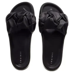 INUIKII Fjord Flower Platform Black Slides