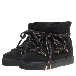 INUIKII Jacquard Lace Black Winterboots