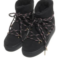 INUIKII Jacquard Lace Black Winterboots