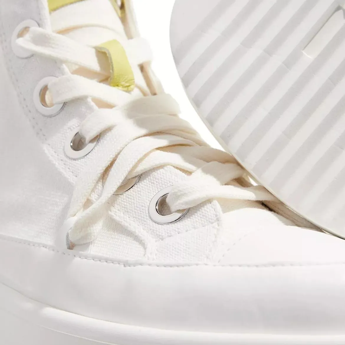 INUIKII Levy Platform High Lime High-Top-Sneaker
