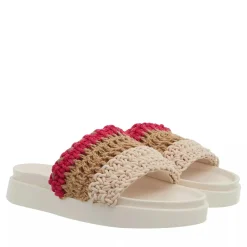 INUIKII Loose Knitted Fuchsia Slides