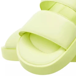 INUIKII Padded Velcro Lime Sandalen