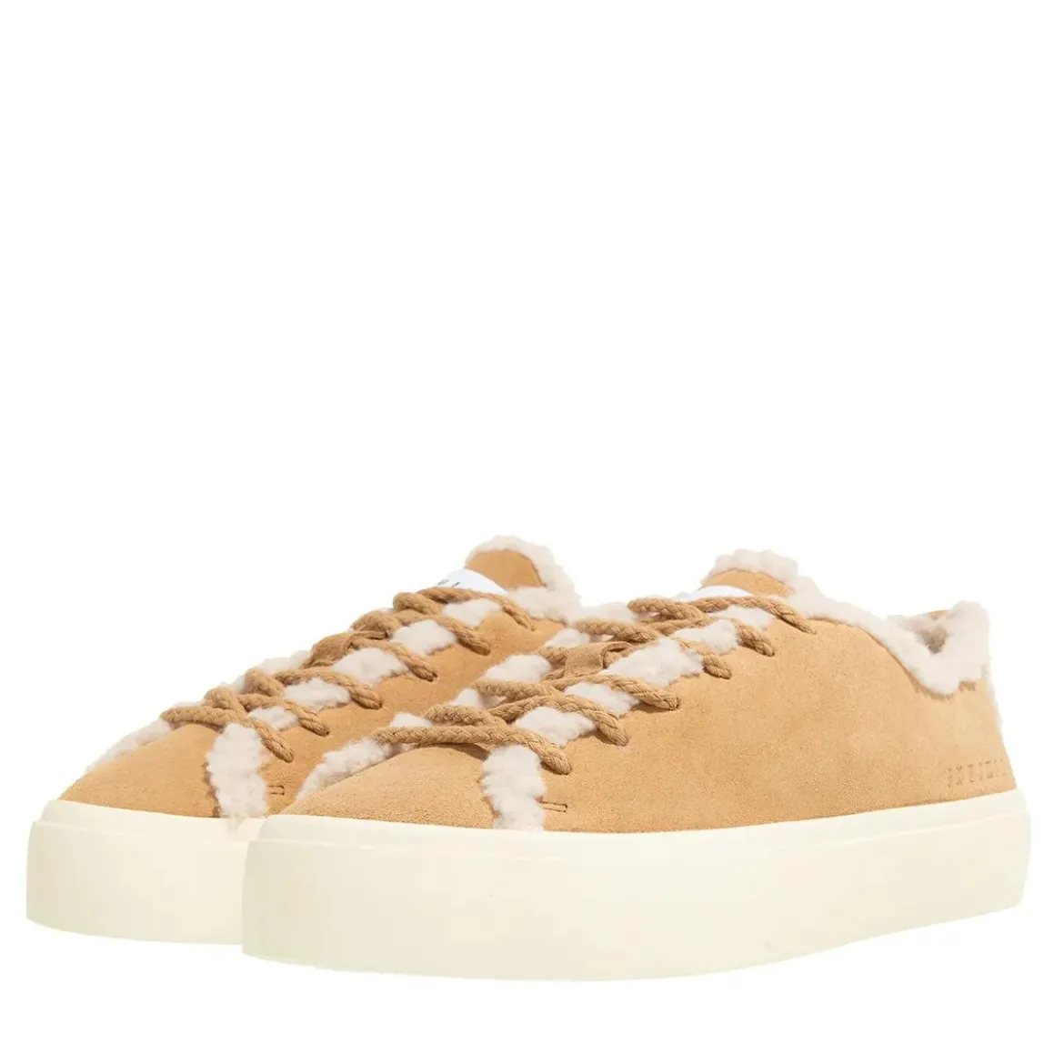 INUIKII Shearling Low Beige Low-Top-Sneaker
